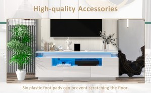 Tv Table Set Meuble Salon Floating Cabinet Modern Wooden Tv Rack Designs <strong>Fireplace</strong> <strong>for</strong> 75 Inches Floating <strong>Corner</strong> Solution - Product Image 6