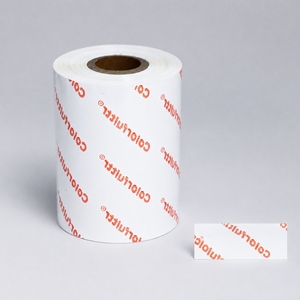 <span class=keywords><strong>Ruban</strong></span> en carbone <span class=keywords><strong>blanc</strong></span> haute performance 110 mm x 300 m pour impression sur <span class=keywords><strong>film</strong></span> polypropylène, <span class=keywords><strong>ruban</strong></span> satiné, résultats durables - Product Image 1