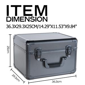 Single Row Aluminum Zipper Closure Sports &amp; Trading <strong>Card</strong> Carrying <strong>Case</strong> for Graded Comic Books &amp; CGC Slabs - Product Image 3
