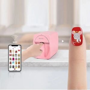 New intelligent professional convenient 3D printer intelligent nail art color <b>painting</b>, digital DIY UV nail art machine na - Product Image 5