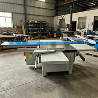 Scie à table coulissante portable facile à utiliser, scie à panneaux de précision pour la coupe du bois, scie multifonctionnelle pour le travail du bois, réglable pour le bois massif et le MDF