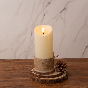 Velas LED electrónicas <span class=keywords><strong>de</strong></span> Pilar, Luz <span class=keywords><strong>de</strong></span> <span class=keywords><strong>Cuatro</strong></span> tamaños para decoración festiva del hogar, logotipo personalizado para cumpleaños, Navidad, fiestas <span class=keywords><strong>de</strong></span> Halloween - Product Image 3