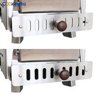 Barbecue et four portables de luxe en acier inoxydable de haute qualité, populaires, pour le camping, avec table pliable, pour 3 à 5 personnes