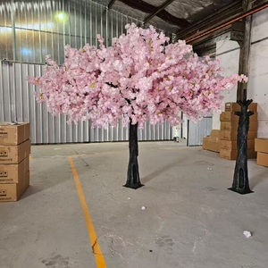 Árbol de flor de cerezo llorón blanco Ramas de imitación de 5 pies para decoración de bodas, centros de mesa y uso en interiores - Product Image 4