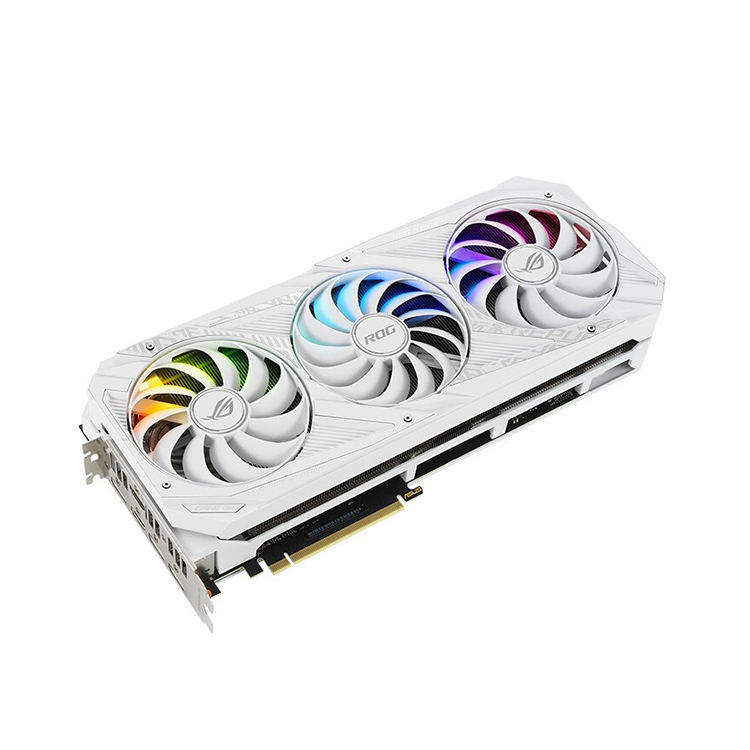 中古 ASUS ROG-STRIX-RTX3070-O8G-WHITE グラフィックカード