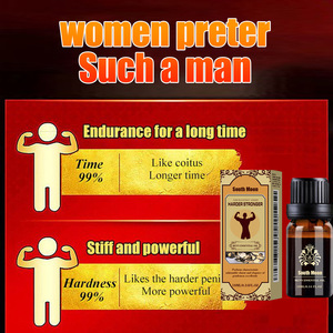 Aceite de Masaje para Hombre de 10 ml, Más Fuerte y Potente, Aceite Esencial de Extracto Natural Puro South Moon para el Cuidado Personal Masculino - Product Image 5