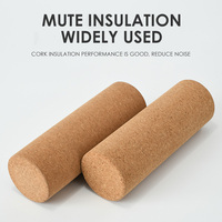 Rouleau de mousse de Massage de haute qualité, rouleau de Yoga en liège écologique naturel de haute densité, vente en gros