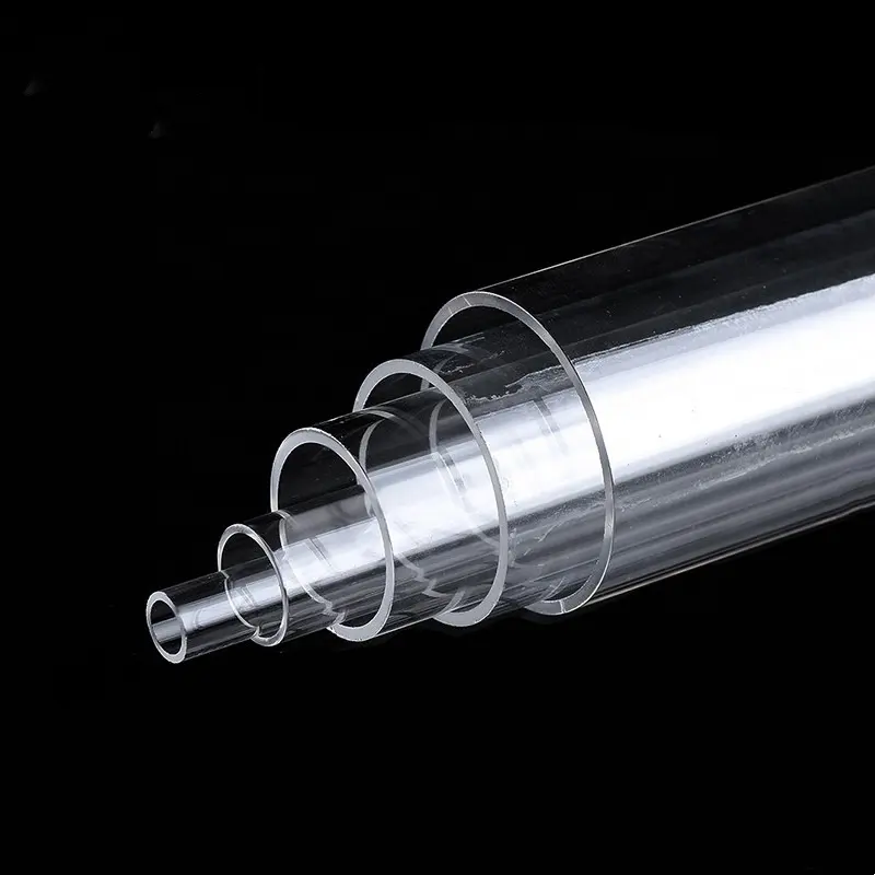 Quarzglasrohr dickes wandquarzrohr röhrenförmiger ofen glasinstrument