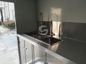 Camion de restauration rapide entièrement équipé avec suivi GPS, châssis en <span class=keywords><strong>aluminium</strong></span>, 4 roues, équipement de restauration personnalisable pour utilisation en extérieur - Product Image 5