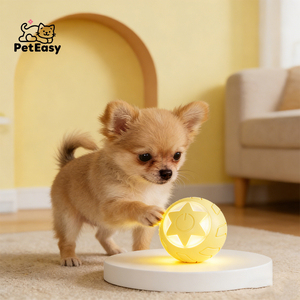Stokta Pembe Sarı Yeşil Özel Etiketli İnteraktif Otomatik Kedi Oyun Topu Oyuncakları Led Işıklı - Product Image 2