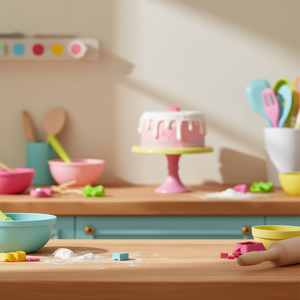 Camiseta de manga larga Future Baker para niños, diseño aspiracional y adorable para niños - Product Image 3