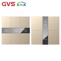 GVS propose directement le système d'automatisation domestique sécurisé KNX série S, panneau de commande tactile intelligent.