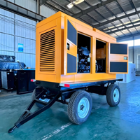 Générateur diesel de type remorque, alternateur 100% cuivre, protection contre les surcharges, système de contrôle AVR