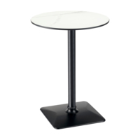 Table à manger pliante moderne en aluminium noir, design européen moderne, idéale pour appartement, salon, extérieur et hôtel – Nouvelle collection en promotion