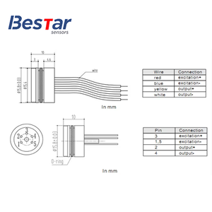 60MPa <b>Diffused</b> Silicon MEMS Sensor 100 Mbar 100mV 0.5% FS Accuracy IP65 IC - Product Image 6