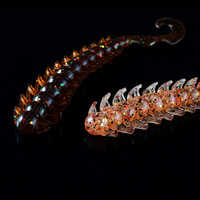 Leurre artificiel souple Hessen 11cm 6g Centipède pour Brochet, Bar et Poisson-chat - Leurre de surface/moyen-eau en PVC