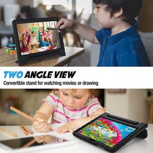 HGD Factory Agregue su logotipo EVA Soft Rugged Tablet Protection Case Kid para <span class=keywords><strong>iPad</strong></span> 2 / 3 / <span class=keywords><strong>4</strong></span> Generation 9,7 pulgadas con soporte plegable - Product Image 2