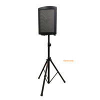 Trépied de studio luxueux CNBear K-375B, capacité 50 kg, flexible, améliore la projection sonore, pour artistes, 6,14 pieds, noir