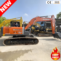 Excavadora Usada Hitachi Zx210-3, Original de Japón, 21 Toneladas, Pocas Horas de Uso, Retroexcavadora Hidráulica Diésel en Buenas Condiciones para la Venta