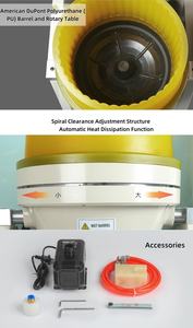 آلة تشطيب بالطرد المركزي مع محرك ومضخة - معدات طحن متعددة الوظائف ذات مستوى أمان عالٍ بقوة 0.75 كيلوواط - Product Image 3