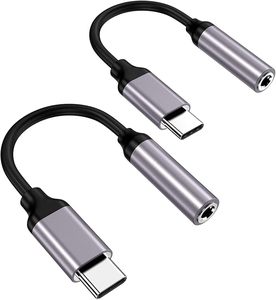 <span class=keywords><strong>Adaptateur</strong></span> USB C vers prise casque 3,5 mm en nylon tressé, câble audio Type C vers Aux pour <span class=keywords><strong>iPhone</strong></span> 16 15 Pro Max Samsung iPad - Product Image 1