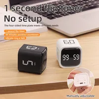 Minuteur Cube LED à Affichage Numérique, Minuteur Pomodoro, Minuteur de Gestion du Temps, Compte à Rebours pour l'Étude, la Cuisine, le Bureau, les Enfants