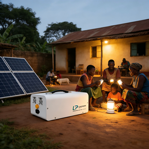 Generador Portátil LiFePO4 de 1kwh 51.2V 300W con Carga Solar, Estación de Energía de Respaldo para Camping y Emergencias - Product Image 2