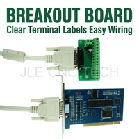 Tarjeta Controladora JLE CNC TECH Nc Studio, Adaptador PCIe de 3 Ejes, Placa de Interfaz para Sistema de Control de Fresadora CNC