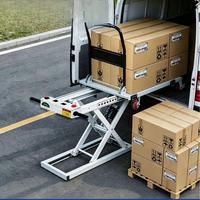 Chariot élévateur à ciseaux électrique à batterie, plateforme de levage hydraulique haute capacité, chariot de manutention pour palettes - Offre Spéciale