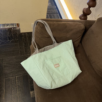 Sac fourre-tout personnalisé avec logo, en toile de nylon froissé, réutilisable, écologique, pour les salons professionnels, cadeau d'entreprise, OEM