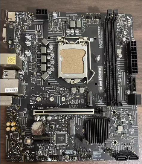 Wholesale Used H510M BOMBER Intel LGA 1200 Socket DDR4 Boost PCIe 3.0 SATA M.2 Support Micro-ATX 64GB Desktop Motherboard Double