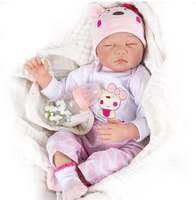 Jouets en peluche pour filles, maison de poupées reborn, puzzles en silicone pour bébés, poupée reborn miniature en silicone à corps entier