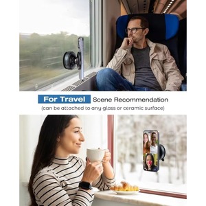Support de téléphone à ventouse, support magnétique pour <span class=keywords><strong>voiture</strong></span>, support de téléphone à ventouse réglable à 360° pour salle de sport/miroir/surface lisse - Product Image 6