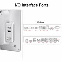Sistema POS de Doble Pantalla de 15.6+11.6 Pulgadas, Caja Registradora Táctil Plegable con Sistema Operativo Windows y Android para Tiendas y Hoteles