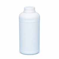 Bouteille en plastique ronde à large ouverture de 1000 ml en HDPE, col de 42 mm, pour savon liquide, shampoing, gel douche, emballage cosmétique