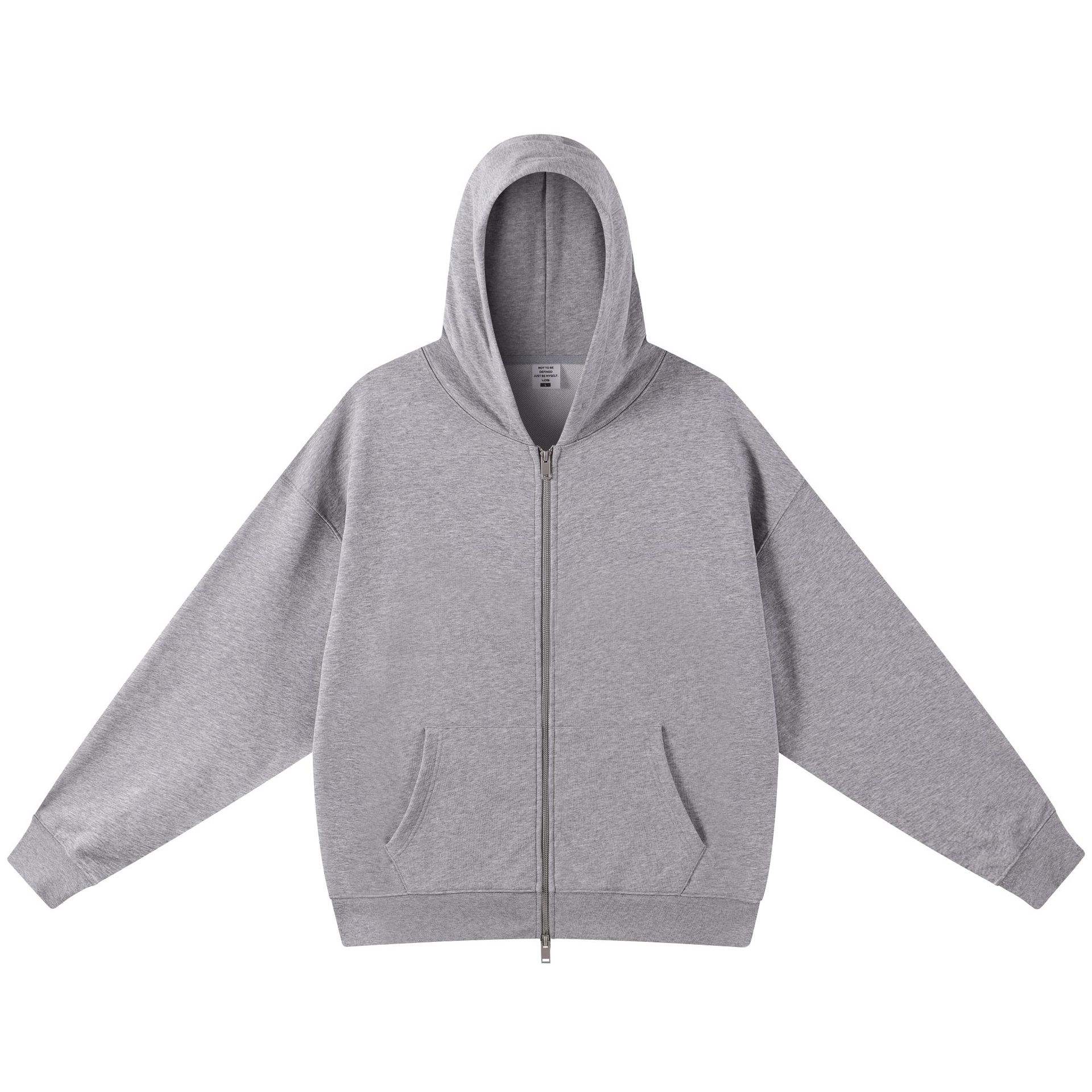 Zipper Jacket - Heather Gray