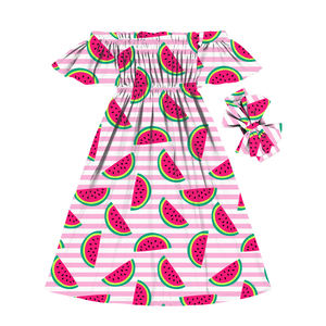 ชุดเดรสยาวสำหรับเด็กผู้หญิง Sassy Fruits Designs ชุดเดรสสำหรับงานปาร์ตี้ตอนเย็นสำหรับเด็กผู้หญิง ชุดเดรสเปิดไหล่สำหรับวัยรุ่นหญิง - Product Image 6