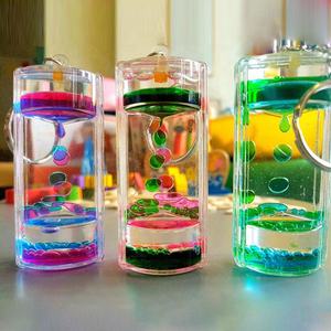 Nouveau minuteur à bulles liquides en spirale <span class=keywords><strong>pour</strong></span> enfants, sablier à bulles, jouets sensoriels <span class=keywords><strong>pour</strong></span> enfants autistes, activité - Product Image 3