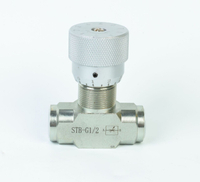 Válvula de Control de Flujo Bidireccional Hidráulica Haohong G1/2, Presión de 35Mpa, Caudal de 50L/min, 1 Año de Garantía, 2kg, CN;JIA, Dimensiones 24x11x6