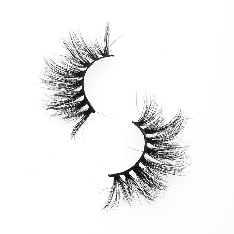 100% Réel Vison 25Mm Lshes Cils De Vison Authentiques Lshes 3D Fourrure De Vison Faux Cils