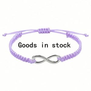 Wholesale <b>Infinity</b> Symbol Woven Friendship <b>Bracelet</b> Adjustable Braided Rope Number <b>Bracelets</b> for Couple Friends - Product Image 4
