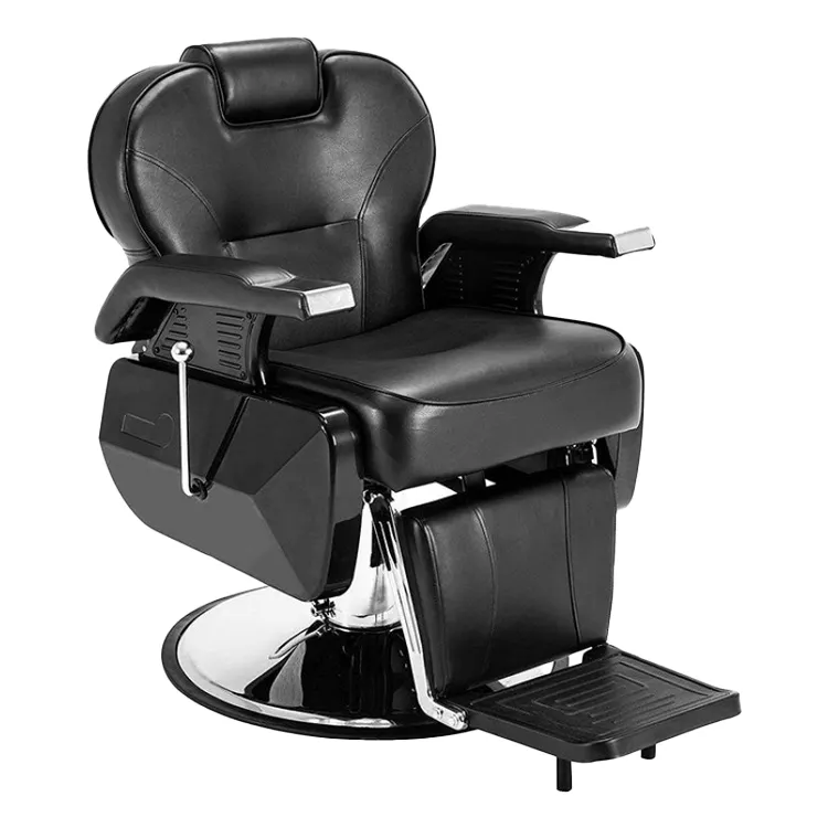 cadeira de barbeiro silla de peluquero black men's salon equipment salon barber chairs