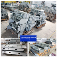 ISO 9001 Boîtier en aluminium en acier inoxydable personnalisé Boîtier de châssis Fabrication de tôle avec découpe laser Travail d'assemblage par pliage
