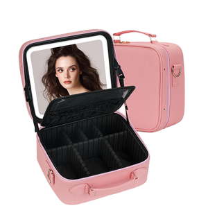 Sang trọng cao cấp PU da xách tay bền mềm xử lý mỹ phẩm túi mẹ công suất lớn dẫn thắp sáng Du Lịch tổ chức ngày của mẹ - Product Image 2