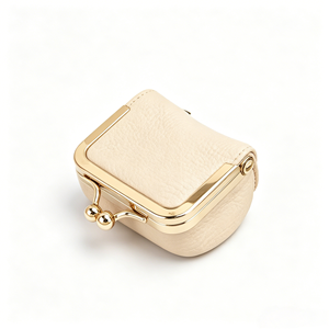 Rectangle Kiss <b>Lock</b> PU Pouches Lightweight Portable Design For Travel Outdoor And On the Go Daily Storage - Product Image 4