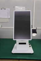27 "système de file d'attente/hôtel-enregistrement-dans-kiosque/kiosque de Tablette d'Android avec l'écran tactile interactif d'imprimante/kiosque de bureau d'Android