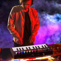 Harga Grosir Portabel Cahaya Warna Piano Mini Pad Drum Studio Midi Keyboard Controller 25 Kunci USB Midi Keyboard