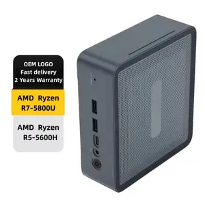 2024 nouveau AMD RYZEN R5 5600H R7 5800U 16 Go 32 Go 64 Go de RAM SSD 512 Go Mini PC pour l'éducation au bureau Mini PC