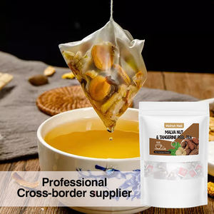 Paquet de 15 sachets pyramidaux de thé aux herbes <span class=keywords><strong>Malva</strong></span> Nut Tangerine Peel Sachet de thé bien-être boisson - Product Image 4