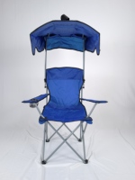 Chaise pliante Quad Lawn Portable avec porte-gobelet Chaise à baldaquin réglable